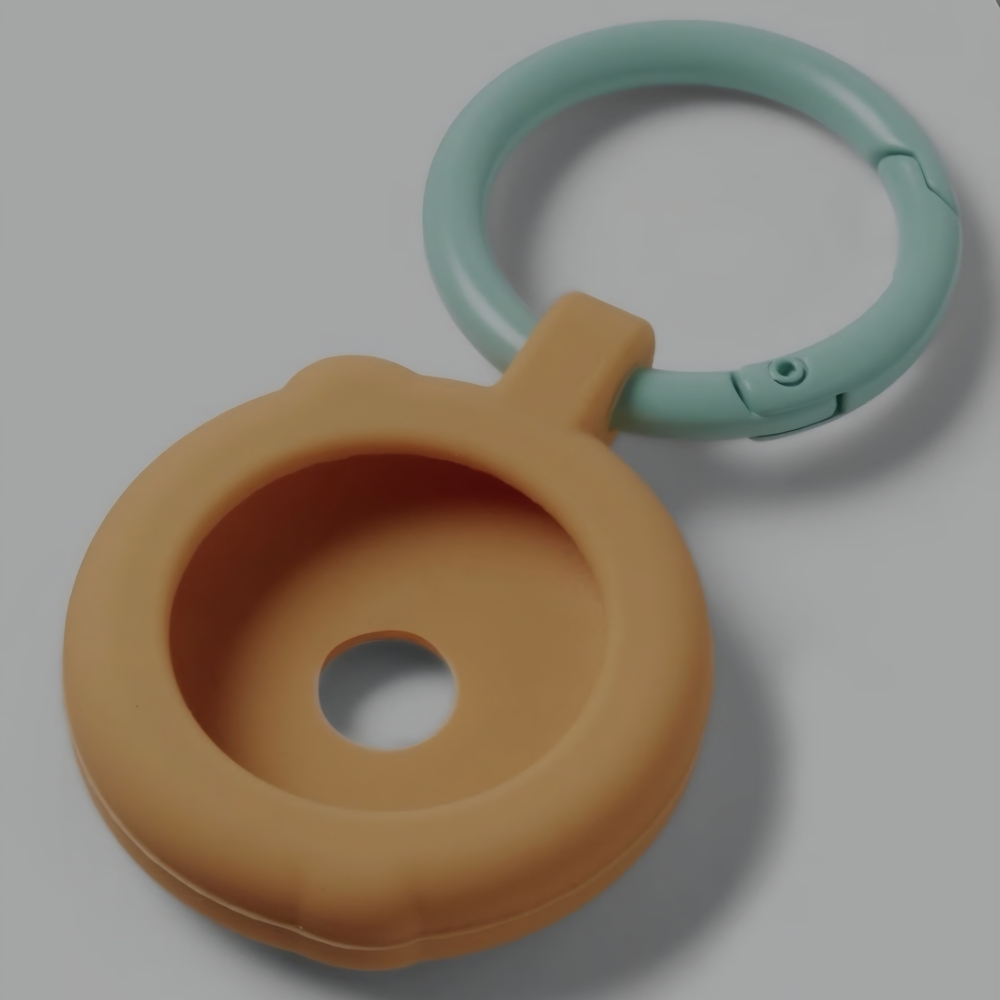 NEW Apple AirTag Keychain -Heyday Teal Donut Keychain‎ & Holder Bundle (3 Pack) - Picture 3 of 4